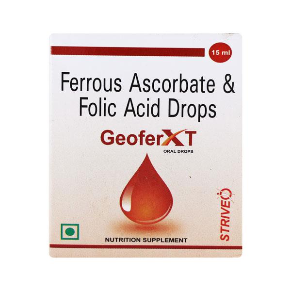 GEOFER XT Drops 15ml Price, Uses, Side effects, Substitutes | Netmeds