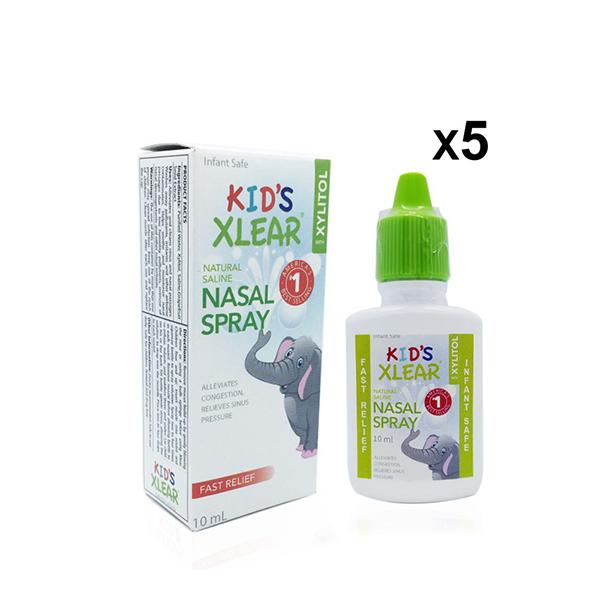 Xlear Kid's Natural Saline Nasal Spray for Sinus and Allergy Relief ...