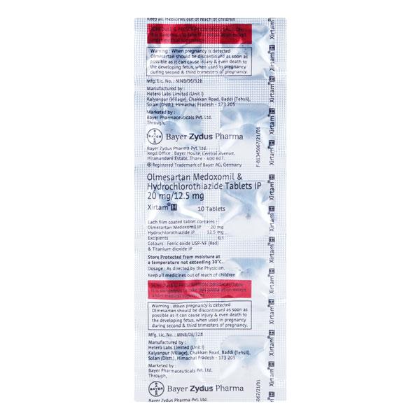 Xirtam H Tablet 10'S : Price, Uses, Side Effects | Netmeds