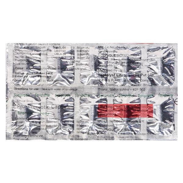 SYNPROTIK Capsule 10's : Uses, Side Effects, Price | Netmeds