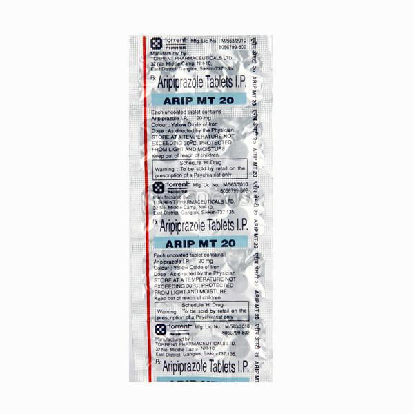 Arip MT 20mg Tablet 10'S