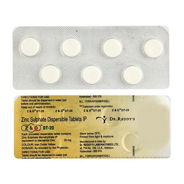 Z&D DT 20mg Tablet 7'S