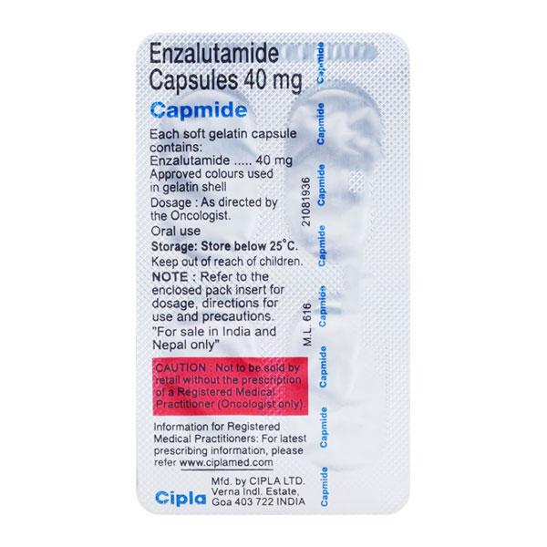 CAPMIDE Capsule 4's Price, Uses, Side effects, Substitutes | Netmeds