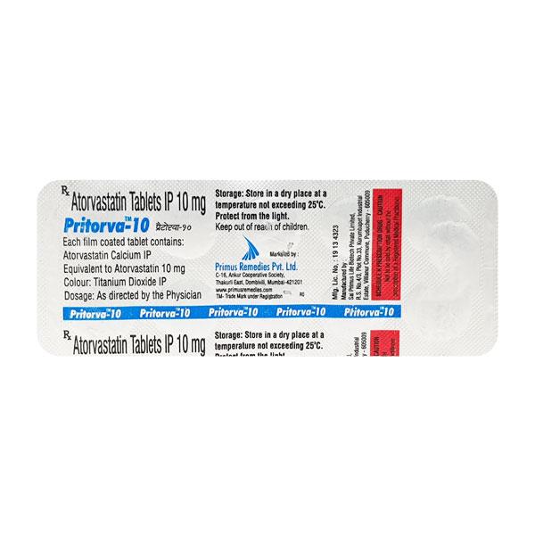 Pritorva 10mg Tablet 10'S