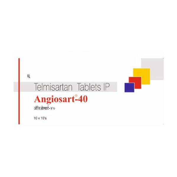 ANGIOSART 40mg Tablet 10's Price, Uses, Side effects, Substitutes | Netmeds