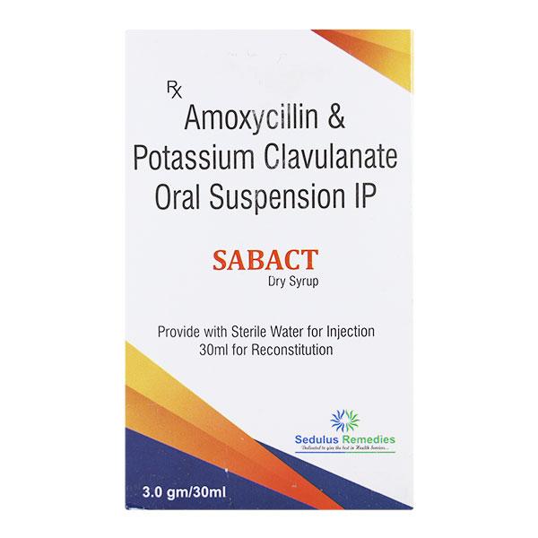 SABACT Syrup 30ml Price, Uses, Side effects, Substitutes | Netmeds