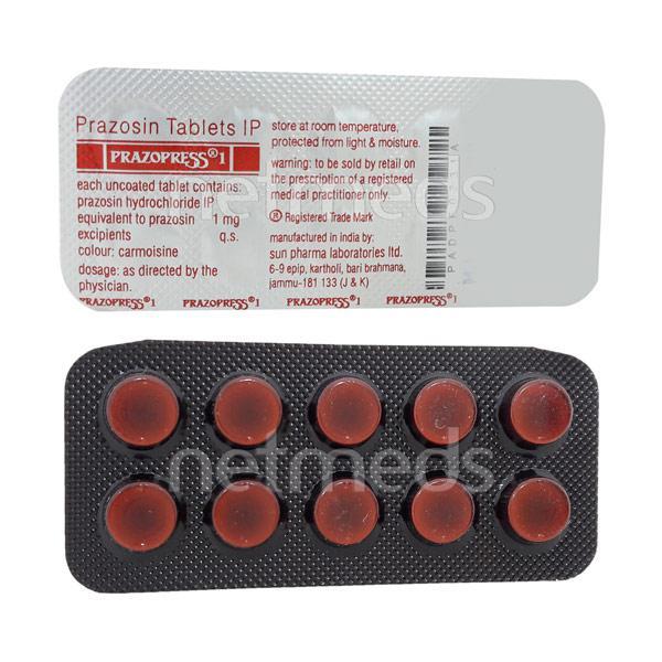 Prazopress 1mg Tablet 10'S