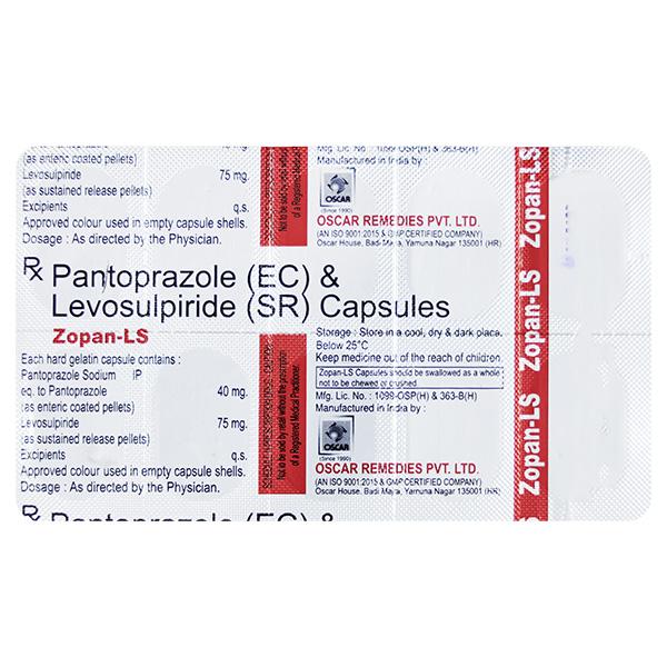 Buy ZOPAN LS Capsule 10's Online at Upto 25% OFF | Netmeds