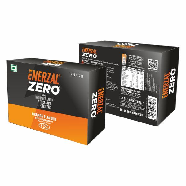 Enerzal Zero Hydration Drink Sachet - Orange 5 gm Online at Best