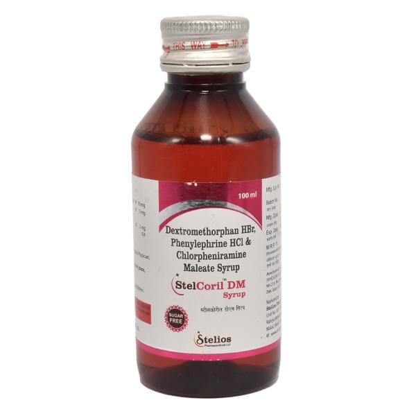 STELCORIL DM SUGAR FREE Syrup 100ml Price, Uses, Side effects ...