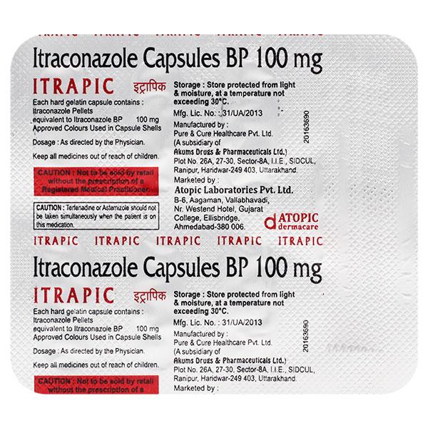 ITRAPIC 100mg Capsule 7's