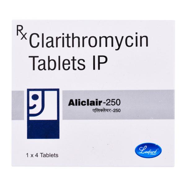 Aliclair 250mg Tablet 4'S Price, Uses, Side effects, Substitutes | Netmeds