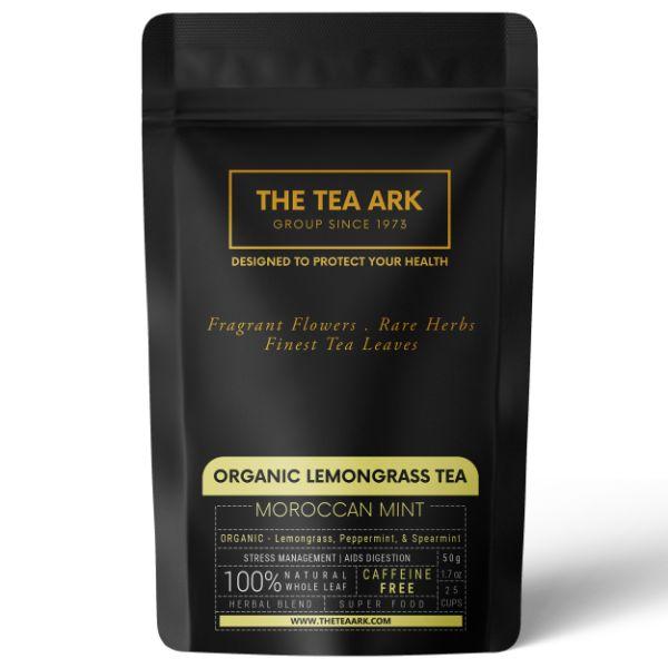 Buy The Tea Ark Organic Lemongrass Tea Powder - Moroccan Mint 50 gm ...