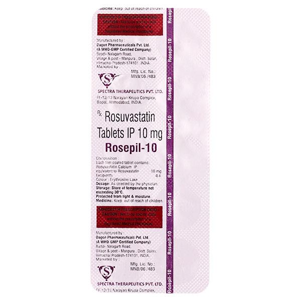 ROSEPIL 10mg Tablet 10's