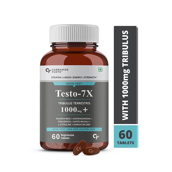 Buy CF Testo-7X 1000 mg Veg Tablet 60's Online at Discounted Price ...