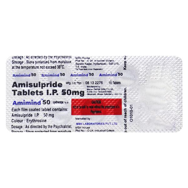 Amimind 50mg Tablet 10'S