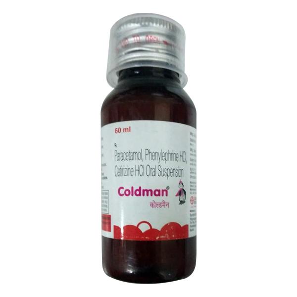 COLDMAN Oral Suspension 60ml Price, Uses, Side effects, Substitutes ...