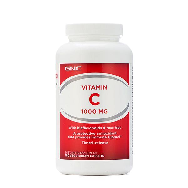 GNC Vitamin C 1000 mg Caplets 180's online at best price-Sports Supplements