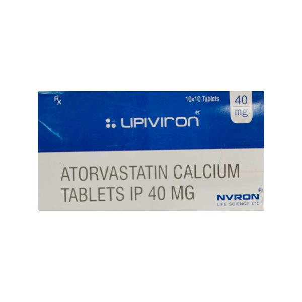 LIPIVIRON 40mg Tablet 10's Price, Uses, Side effects, Substitutes | Netmeds