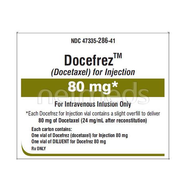 Docefrez 80mg Injection 1's