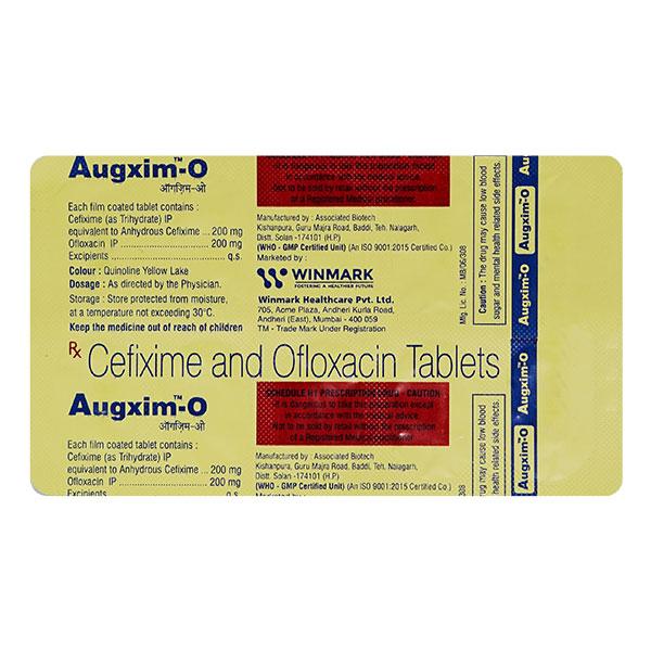 Buy AUGXIM O Tablet 10's Online at Upto 25% OFF | Netmeds