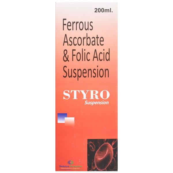 STYRO Syrup 200ml : Uses, Side Effects, Price | Netmeds