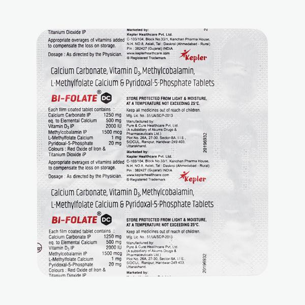 BI FOLATE DC Tablet 15's