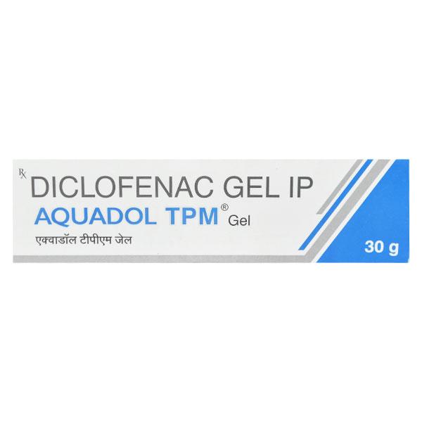 AQUADOL TPM Gel 30gm Price, Uses, Side effects, Substitutes | Netmeds