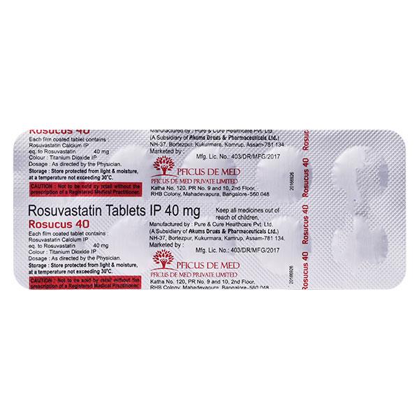 ROSUCUS 40mg Tablet 10's