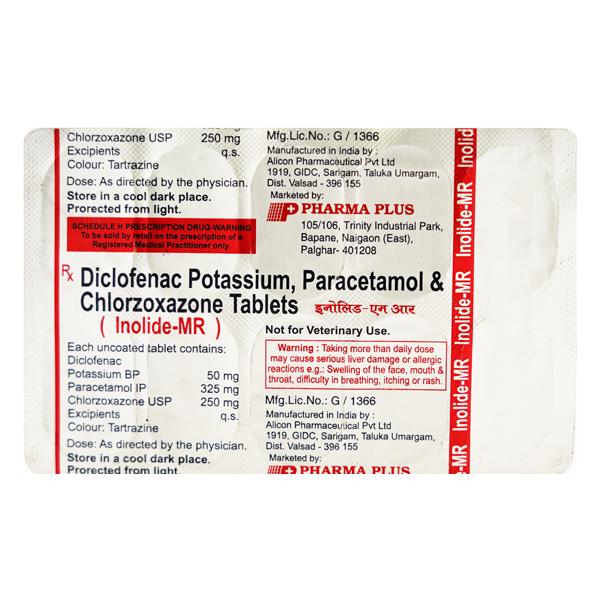 Buy INOLIDE MR Tablet 10's Online at Upto 25% OFF | Netmeds