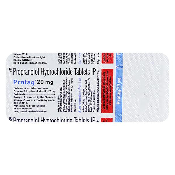 Buy PROTAG 20 Tablet 10's Online at Upto 25% OFF | Netmeds