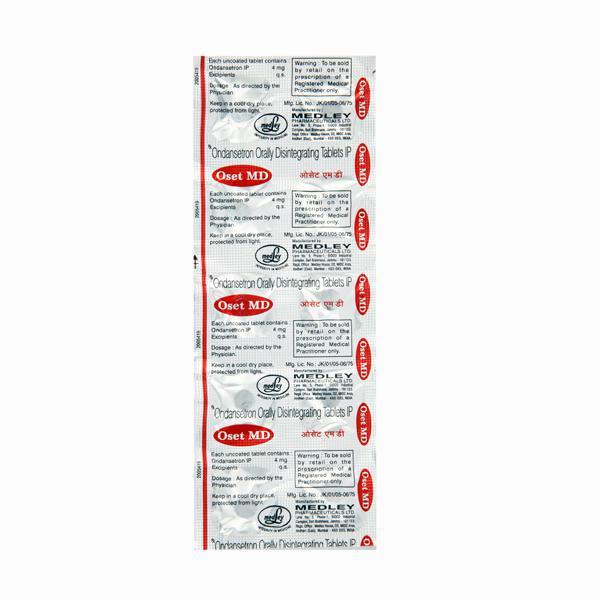 Oset MD 4mg Tablet 10'S
