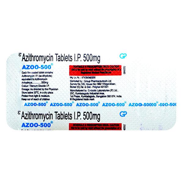 AZOO 500mg Tablet 3's
