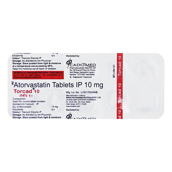 Buy Torcad 10mg Tablet 10'S Online at Upto 25% OFF | Netmeds