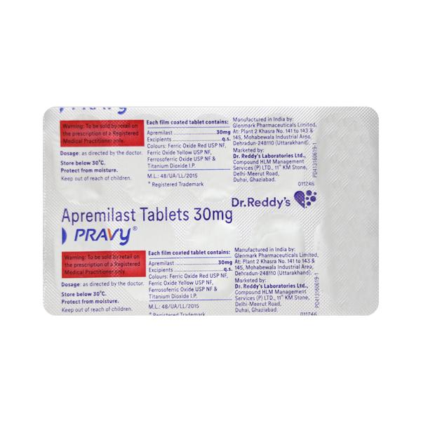 Pravy 30mg Tablet 10'S