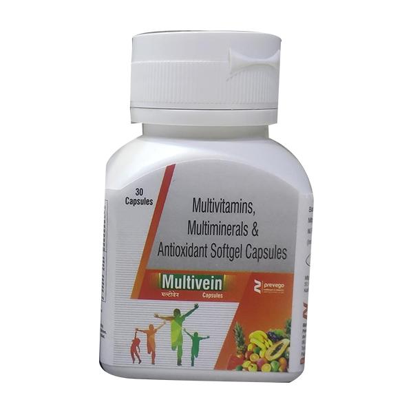 MULTIVEIN Softgel Capsule 30's Price, Uses, Side effects, Substitutes ...