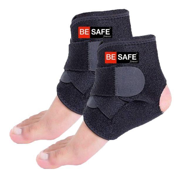Be Safe Forever Ankle Support Neo Compression Protection (Pack of 2) (L)
