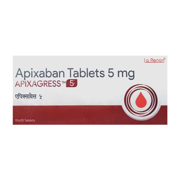 Buy APIXAGRESS 5 Tablet 10's Online at Upto 25% OFF | Netmeds
