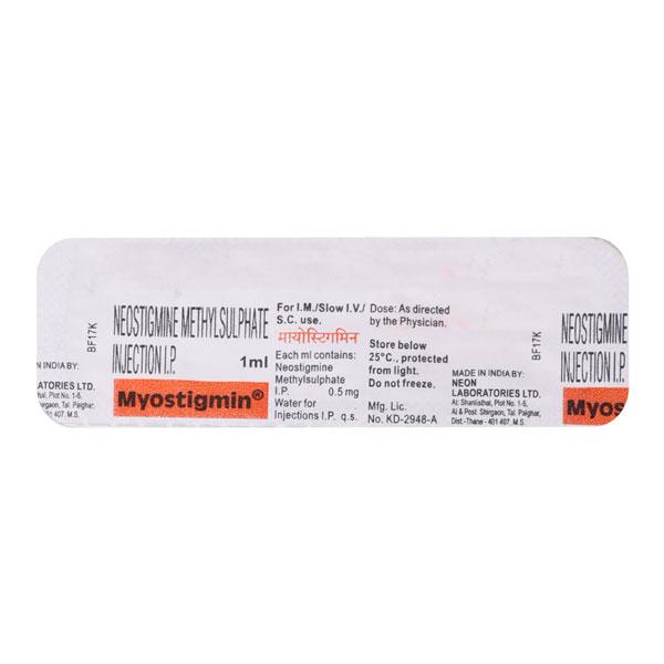 MYOSTIGMIN INJECTION 1ML