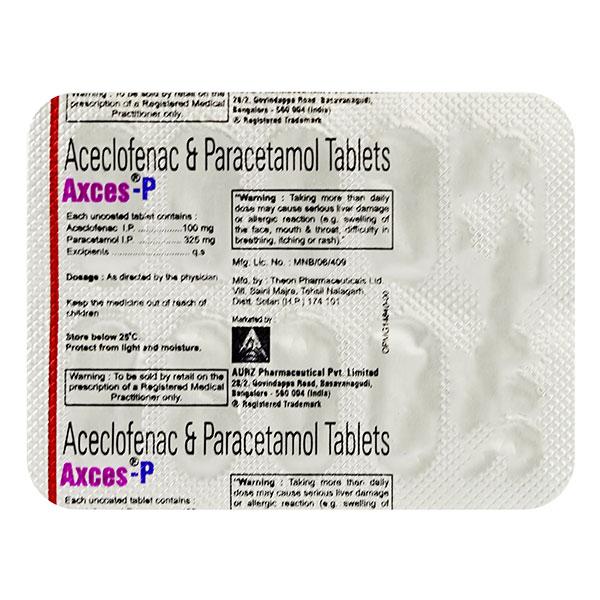 Axces P Tablet 10'S