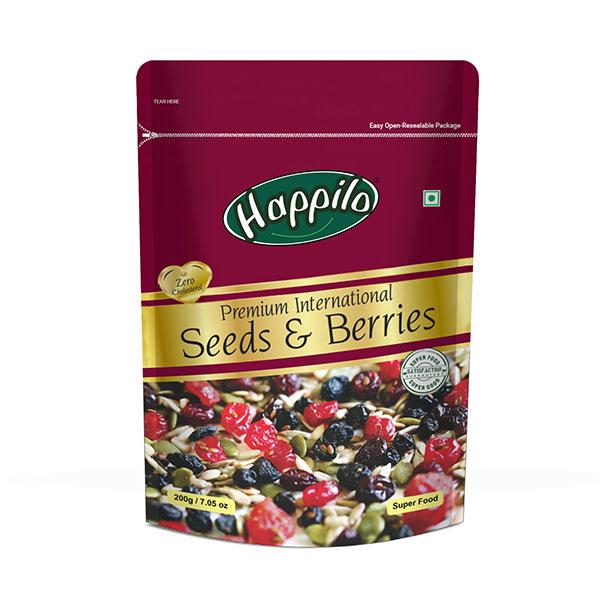 Buy Happilo Premium International Seeds & Berries Seeds 200 gm Online ...