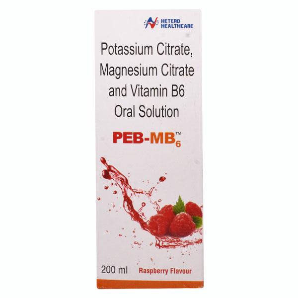 PEB MB6 RASPBERRY FLAVOUR Oral Solution 200ml