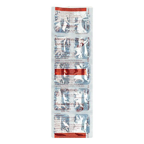Gutwin 200mg Tablet 10'S