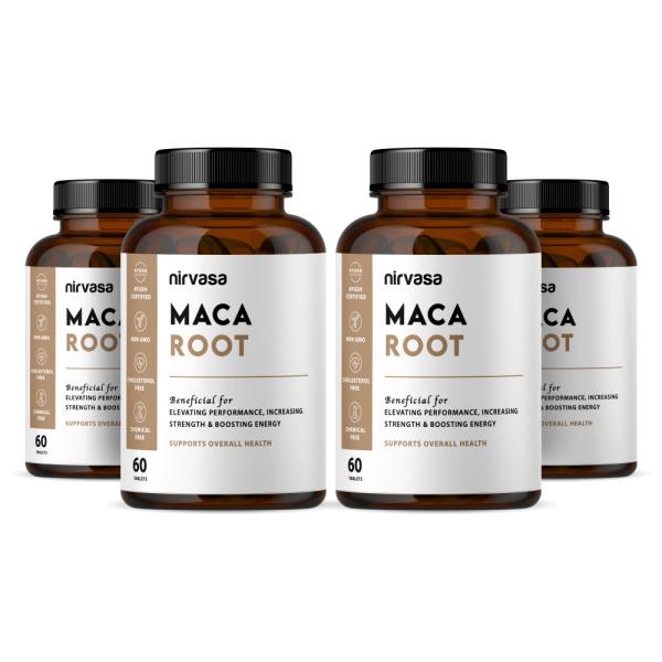 Nirvasa Maca Root Tablet (Pack of 4 x 60's) 1's