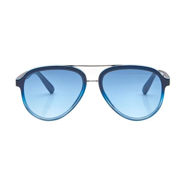 Buy Vision Express 12059 Blue Blue Gradient Aviator Sunglasses 1's ...