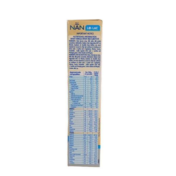Buy Nestle Nan Lo-Lac (Upto 24 months) Powder 200 gm (Refill Pack