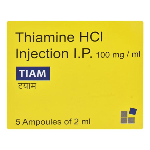 TIAM Injection 2ml Price, Uses, Side effects, Substitutes | Netmeds