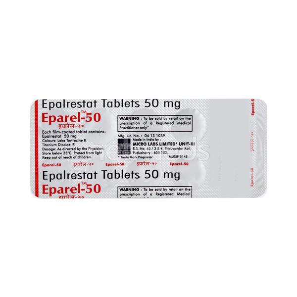 Eparel 50mg Tablet 10'S