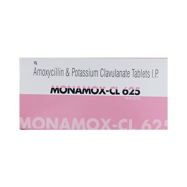 MONAMOX CL 625mg Tablet 6's Price, Uses, Side effects, Substitutes ...