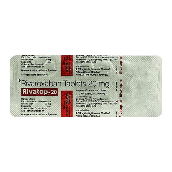 RIVATOP 20 Tablet 14's